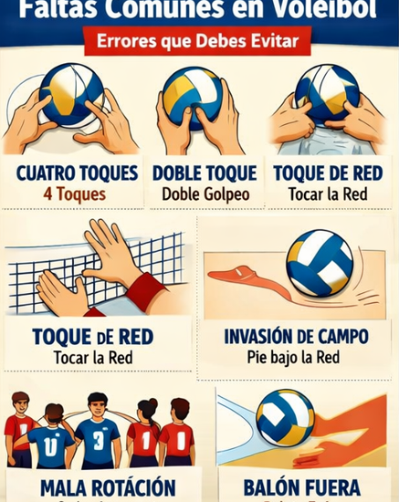 reglas basicas del voleibol