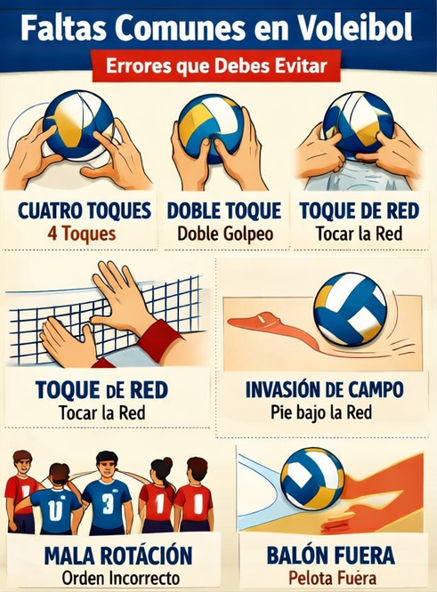 Reglas básicas del voleibol explicadas paso a paso